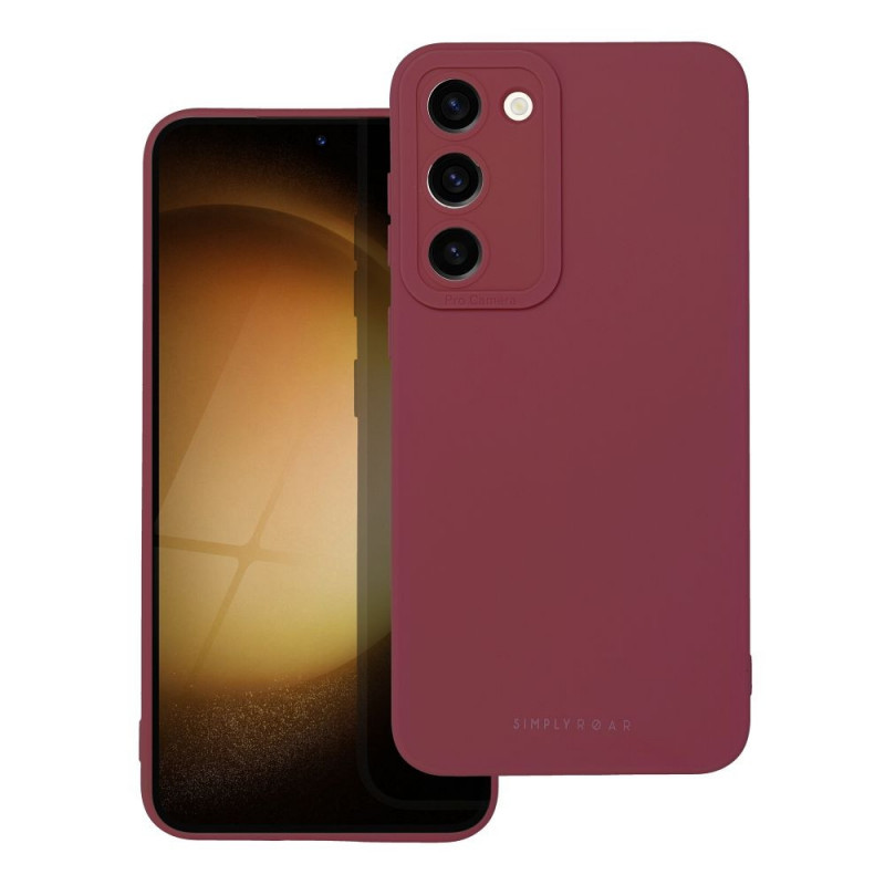 Samsung Galaxy S23 Plus 5G Case Roar Luna Monochrome, Stylish, An aesthetic accessory  Red