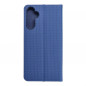 Samsung Galaxy A34 Wallet Cases LUNA Book Carbon Carbon Fibre, Elegant  Blue