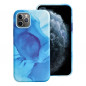 Apple iPhone 11 Pro Case Leather Mag Cover Elegant  MagSAFE  Blue splash