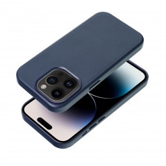 Apple iPhone 12 Case Leather Mag Cover Elegant  MagSAFE  Indigo blue
