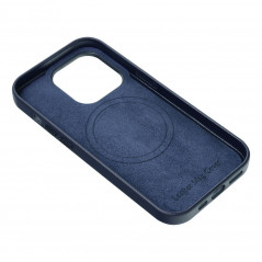 Apple iPhone 12 Case Leather Mag Cover Elegant  MagSAFE  Indigo blue
