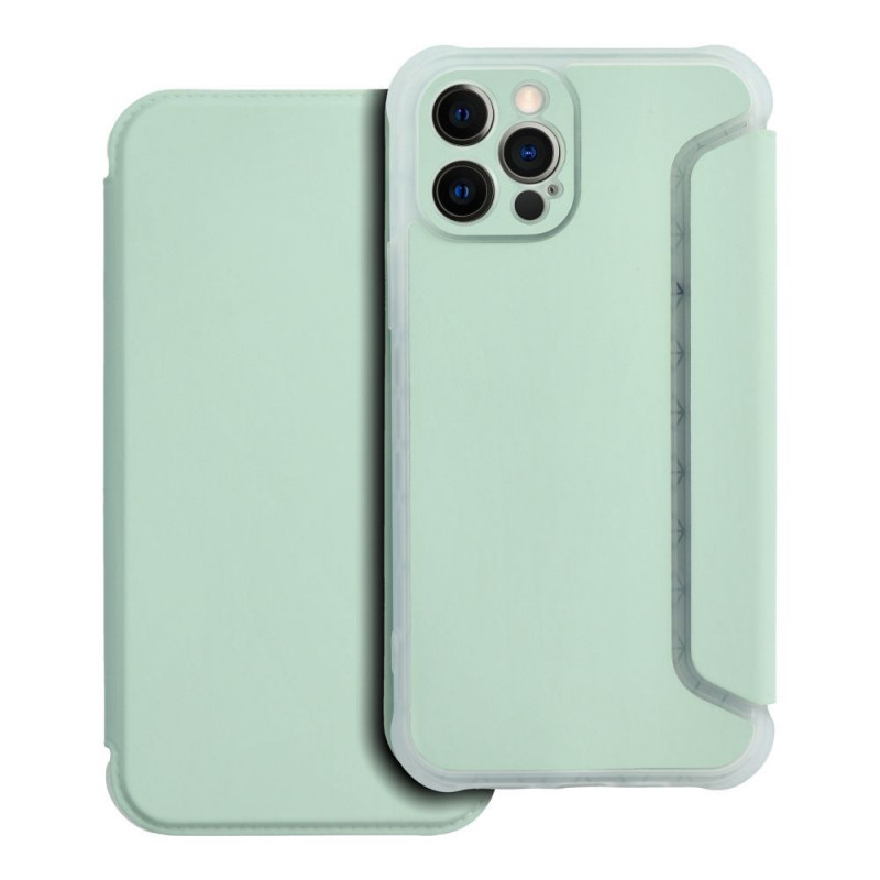 Apple iPhone 12 Pro Wallet Cases Piano Book Light green
