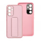 Samsung Galaxy A54 Case LEATHER Case Kickstand Pink
