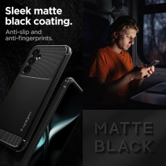 Samsung Galaxy A54 Case Spigen Armor Carbon Fibre, Elegant  Black