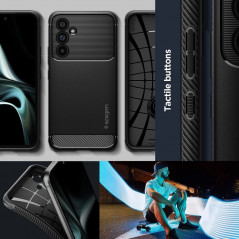 Samsung Galaxy A54 Case Spigen Armor Carbon Fibre, Elegant  Black