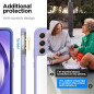 Samsung Galaxy A54 Case Spigen Ultra Hybrid Crystal clear  Awesome violet