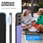 Samsung Galaxy A54 Case Spigen Ultra Hybrid Crystal clear  Matte black