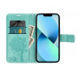 Samsung Galaxy A34 Wallet Cases MEZZO Book Tree  Green