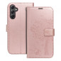 Samsung Galaxy A34 Wallet Cases MEZZO Book Tree  Rose gold