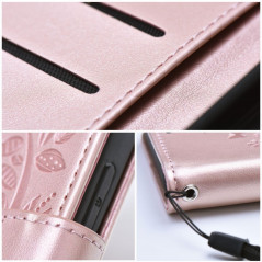Samsung Galaxy A34 Wallet Cases MEZZO Book Tree  Rose gold