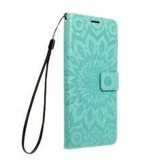 Samsung Galaxy A34 Wallet Cases MEZZO Book Mandala  Green