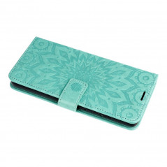 Samsung Galaxy A34 Wallet Cases MEZZO Book Mandala  Green