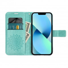 Samsung Galaxy A34 Wallet Cases MEZZO Book Mandala  Green