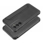 Samsung Galaxy A34 Wallet Cases Razor Book Carbon Fibre, Carbon pattern  Black