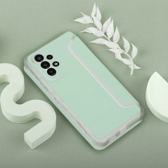 Samsung Galaxy A54 Wallet Cases Piano Book Light green