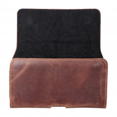 Samsung Galaxy S21 5G Univerzálne puzdro, Horizontal holsters, Belt Holster ROYAL Crazy Horse Brown 