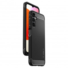 Samsung Galaxy A14 LTE Case Spigen Armor Carbon Fibre, Elegant  Black