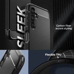 Samsung Galaxy A14 5G Case Spigen Armor Carbon Fibre, Elegant  Black