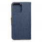 Apple iPhone 15 Pro Max Wallet Cases CANVAS Book Navy blue