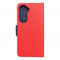 Honor 90 Lite 5G Wallet Cases Fancy Book Red / Navy