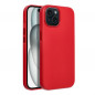 Apple iPhone 15 Case Leather Mag Cover Elegant  MagSAFE  Red