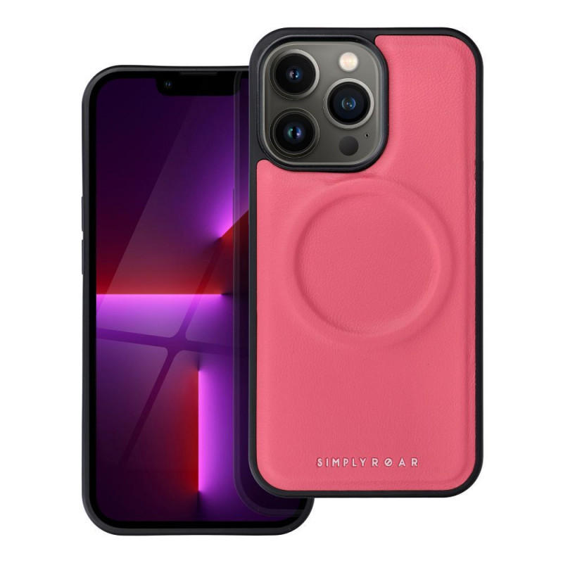 Apple iPhone 13 Pro Case Roar Mag Morning Elegant  MagSAFE  Hot pink