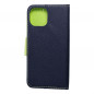 Apple iPhone 15 Wallet Cases Fancy Book Navy / Lime