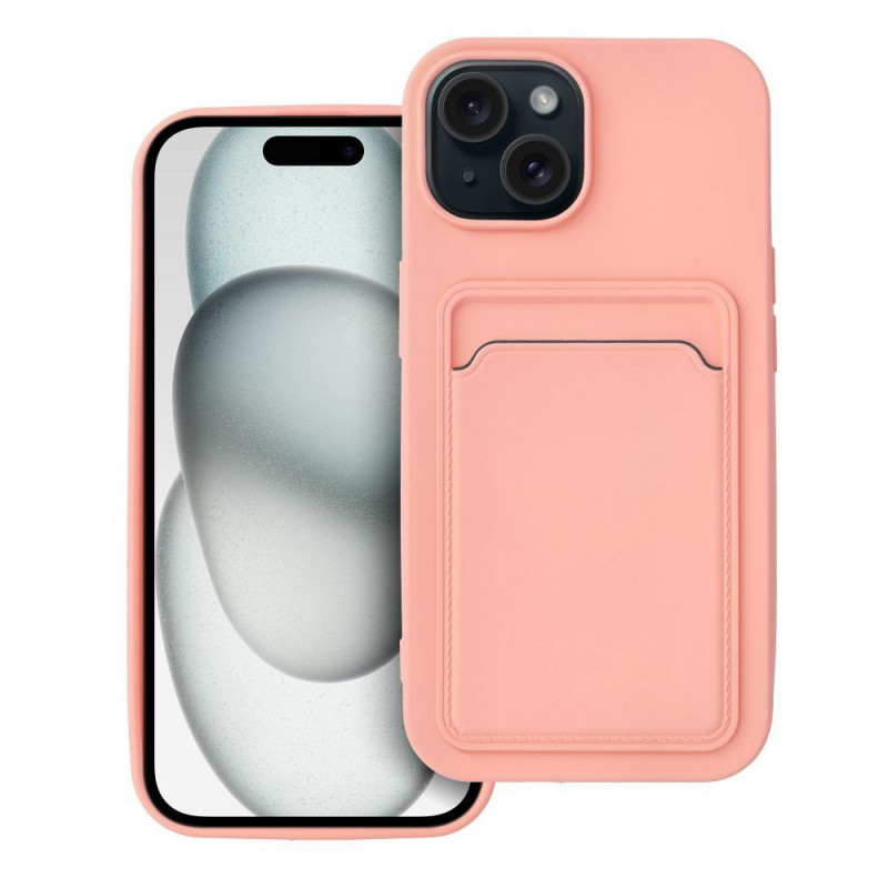 Apple iPhone 15 Case Card Pink