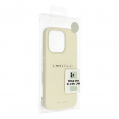 Apple iPhone 15 Plus Case Roar Cloud-Skin Light yellow