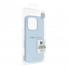 Apple iPhone 15 Pro Case Roar Cloud-Skin Light blue