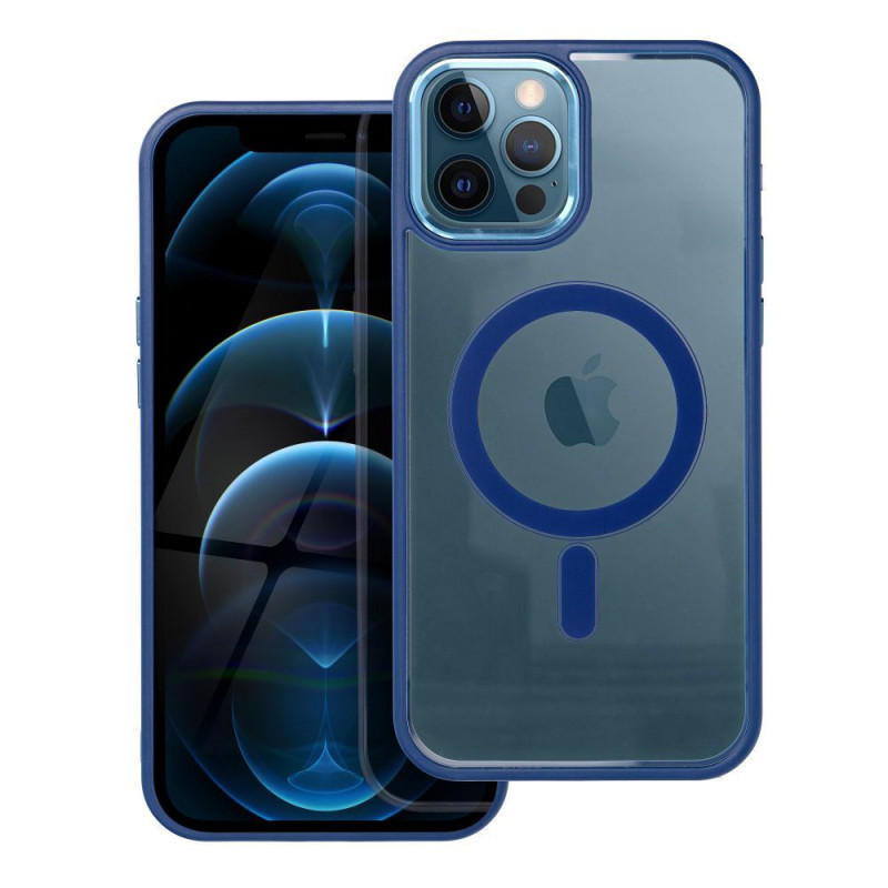 Apple iPhone 12 Pro Max Case Color Edge Mag MagSAFE  Navy blue