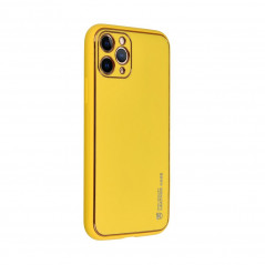 Apple iPhone 15 Plus Case Leather Yellow