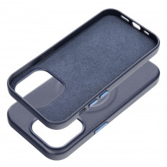 Apple iPhone 14 Pro Case Roar Leather Mag Elegant  MagSAFE  Navy