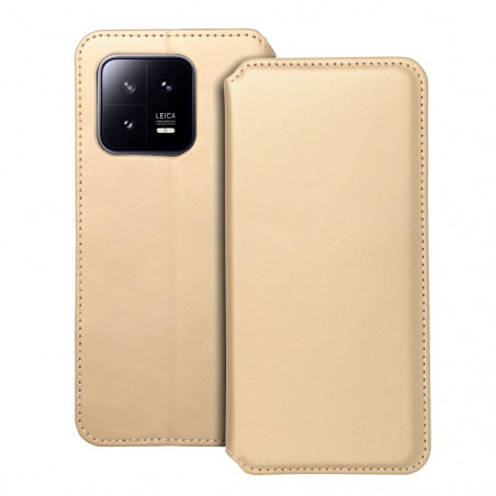 XIAOMI 13 Wallet Cases Dual Pocket book Gold