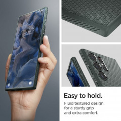 Samsung Galaxy S23 Ultra 5G Case Spigen  Liquid Air Abyss green