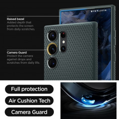 Samsung Galaxy S23 Ultra 5G Case Spigen  Liquid Air Abyss green