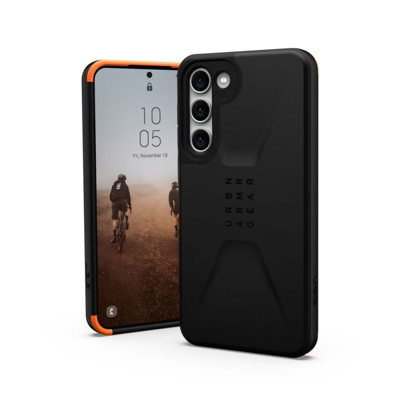 Samsung Galaxy S23 Plus 5G Case Urban Armor Gear Civilian Premium case  MagSAFE  Black