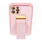 Samsung Galaxy A34 Case LEATHER Case Kickstand Pink