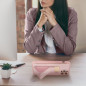 Samsung Galaxy A34 Case LEATHER Case Kickstand Pink