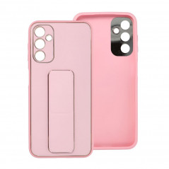 Samsung Galaxy A14 LTE Case LEATHER Case Kickstand Pink