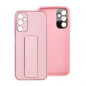Samsung Galaxy A14 5G Case LEATHER Case Kickstand Pink