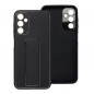 Samsung Galaxy A14 5G Case LEATHER Case Kickstand Black