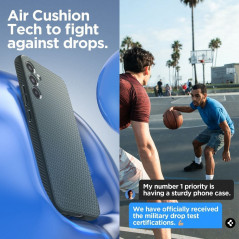Samsung Galaxy A34 Case Spigen  Liquid Air Abyss green