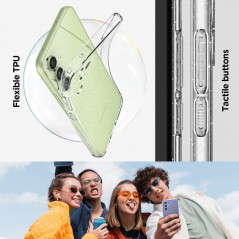 Samsung Galaxy A54 Case Spigen Liquid Crystal Crystal clear  Transparent