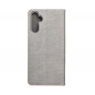 Samsung Galaxy A14 5G Wallet Cases LUNA Book Gold Elegant  Silver