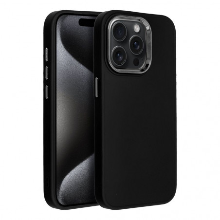 Apple iPhone 15 Pro Case FRAME Elegant Black