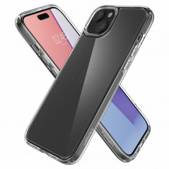 Apple iPhone 15 Case Spigen Ultra Hybrid Crystal clear  Transparent