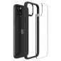 Apple iPhone 15 Plus Case Spigen Ultra Hybrid Crystal clear  Matte black
