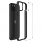 Apple iPhone 15 Plus Case Spigen Ultra Hybrid Crystal clear  Matte black