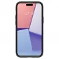 Apple iPhone 15 Plus Case Spigen Ultra Hybrid Crystal clear  Matte black